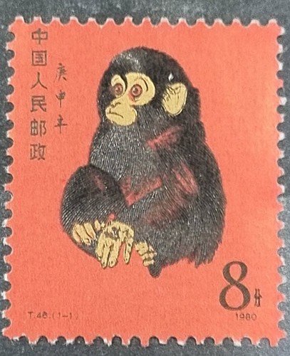 Cina 1980 scimmia il - cina,