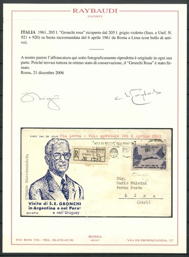 1961 fdc catalogo - -, sassone