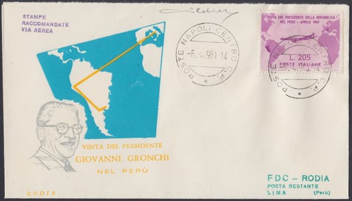 Gronchi rosa busta fdc - rosa,